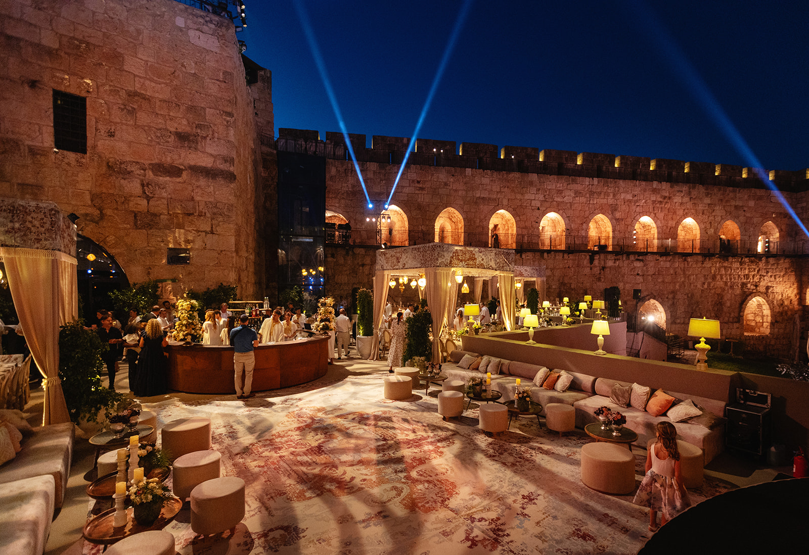 Unforgettable wedding night at The Tower of David