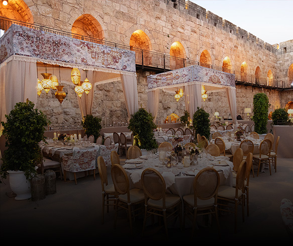 Unforgettable wedding night at The Tower of David